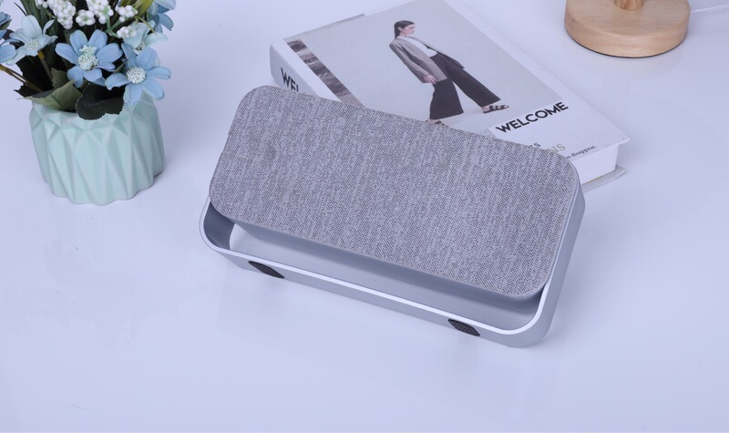 跨境新款方形布艺蓝牙音箱 家用RGB便携插卡扬声器低音炮蓝牙音响|undefined