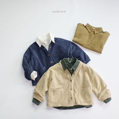 新品2025秋季儿童长袖开衫纯色外套夏季韩版夏季男女童上衣V领棉
