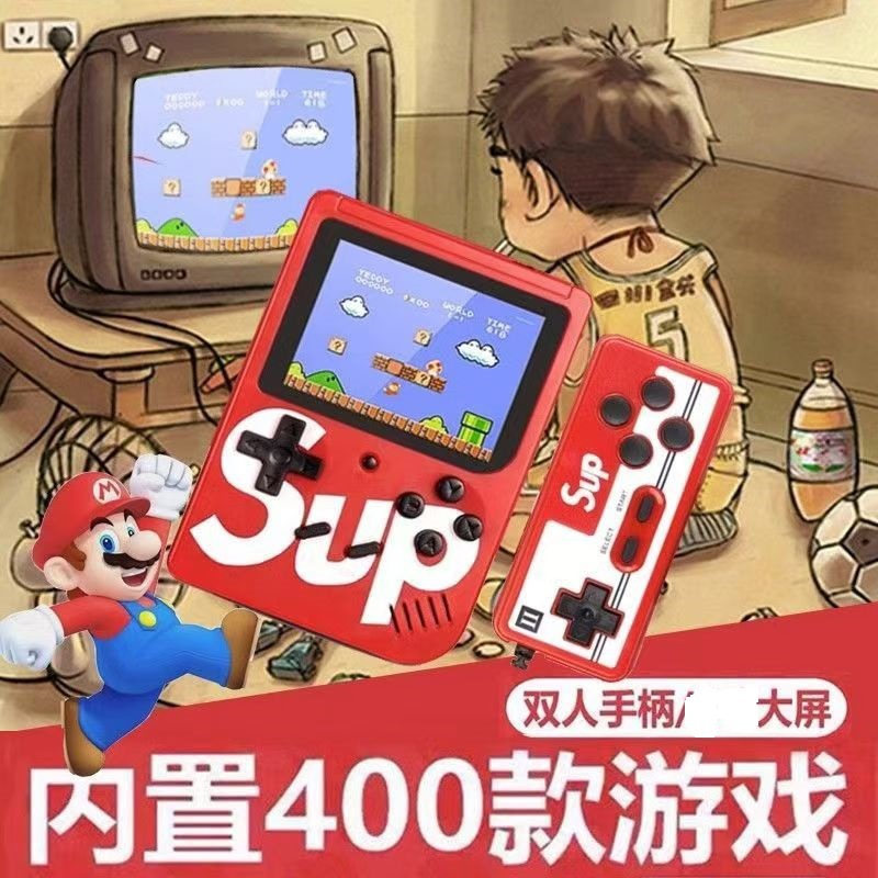 Sup consola de juegos portátil doble juego en línea consola de juegos de TV doméstica clásica 400 en uno nostálgico Mary
