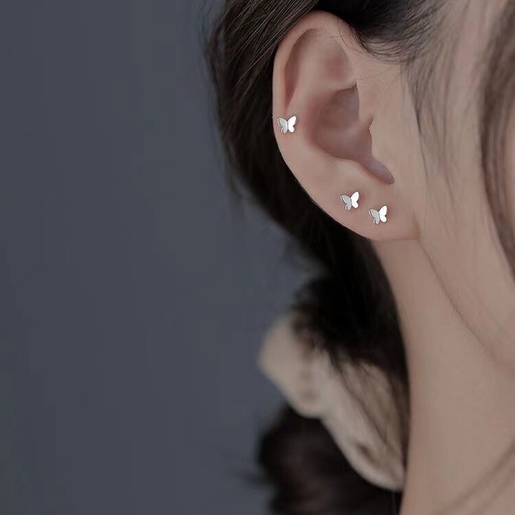 2025 新しいイヤリングデザインニッチハイエンド日常多用途ファッションイヤリング卸売 925 シルバーイヤリング女性のための|undefined