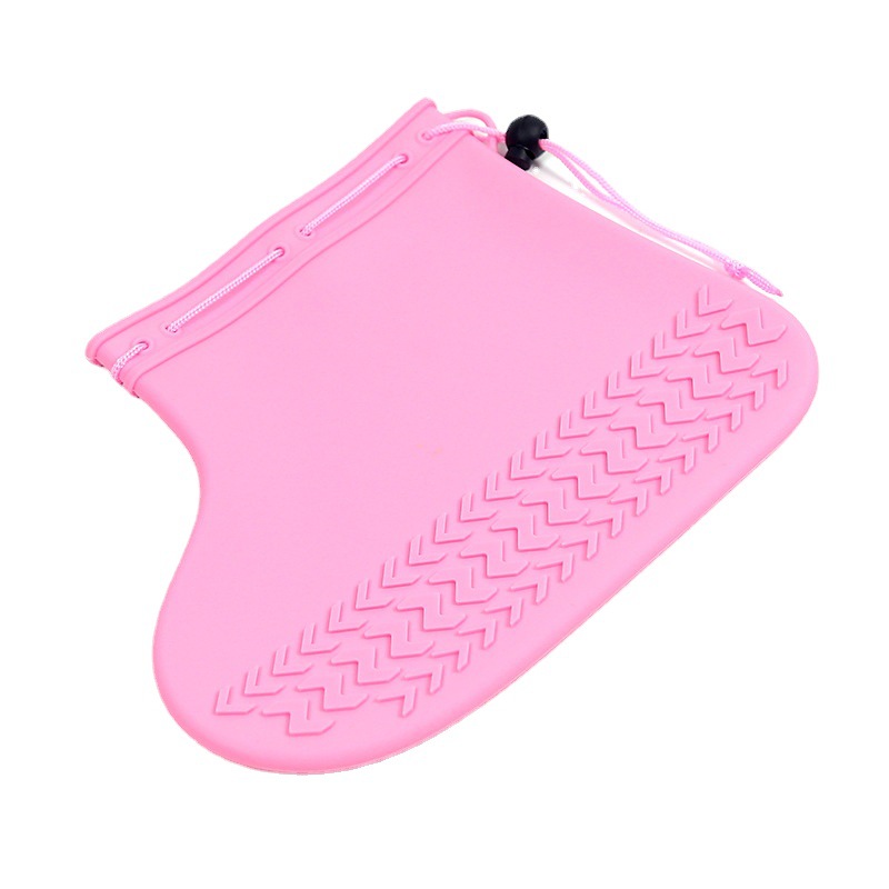 Silicone Shoe Cover Waterproof Shoe Cover Rain-proof Shoe Cover Thickened Wear-resistant Adult Silicone Shoe Cover Non-slip Rain Shoe Cover