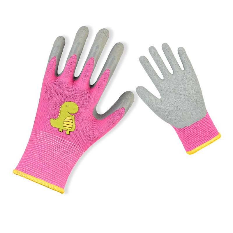 Guantes de protección laboral para niños jardinería de jardín recogiendo anti-desgarro coger el mar niños estudiantes guantes de protección laboral al aire libre