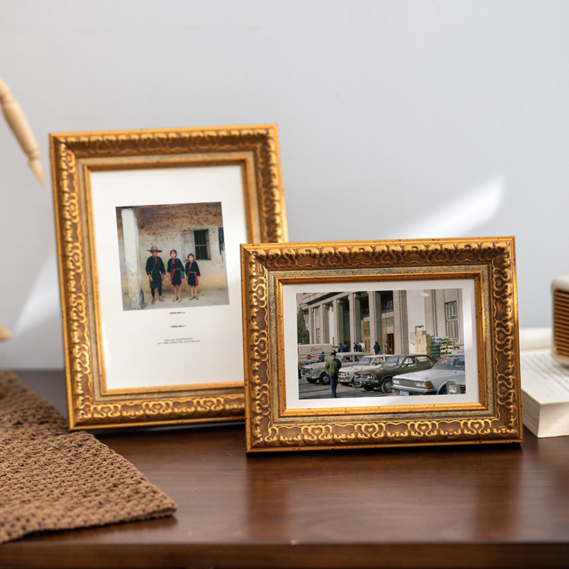 Wedding Photo Display Stand, Vintage Photo Frame, 6inch Certificate Frames, A4 Photo Frame Wholesale, Cross-Border Children's Vintage European-Style Wall-Mounted Photo Frame Wedding Photo Display Stand, Vintage Photo Frame, 6inch Certificate Frames, A4 Photo Frame Wholesale, Cross-Border Children's Vintage European-Style Wall-Mounted Photo Frame