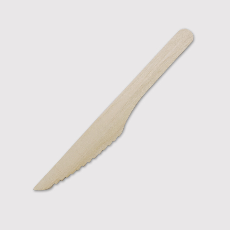 Abedul tenedor cuchara de madera occidental postre tenedor cuchara vajilla de madera desechable cuchillo de madera tenedor cuchara