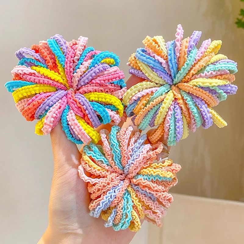 Cabello de niños banda de goma anillo de cabello de cabello de cabello de niña no daña cabello de niña banda de cabello de cabello de cabello de cabello