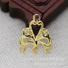 ����DIY��Ʒͭ24k��ɫ��14*17MM��������������հ��ƷB1434