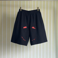 Dujia バージョン既製高品質 GV 新しい刺繍ペガサス カジュアル ショーツ OS ルーズ バージョン男性と女性のための同じスタイル