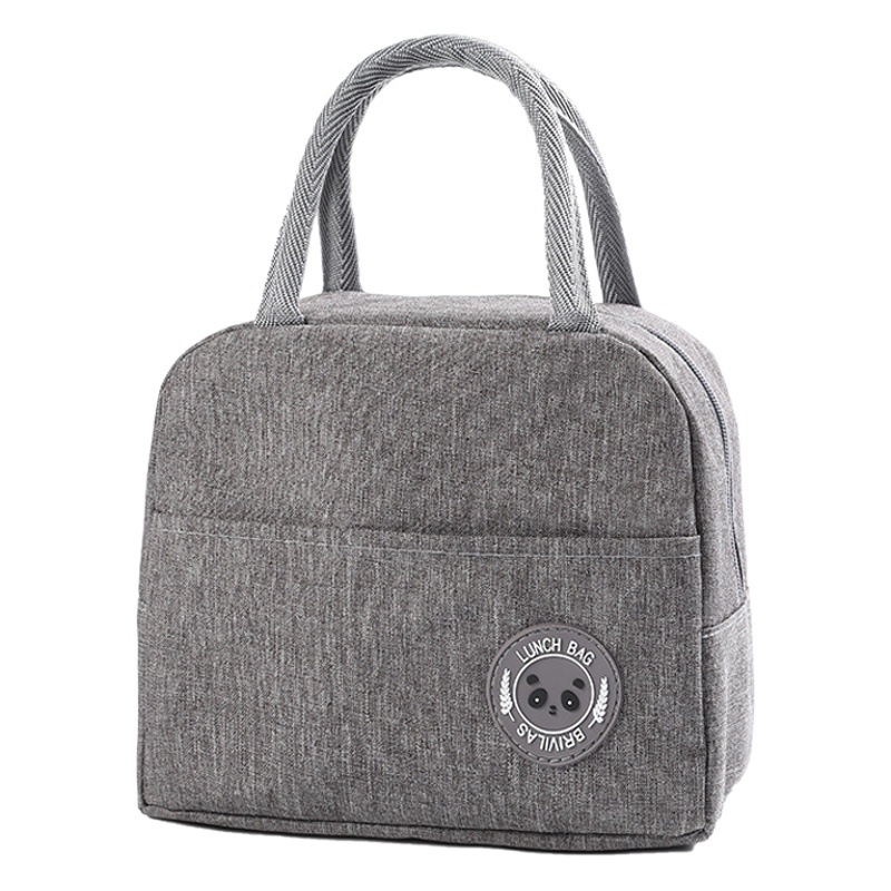 Bolsa de almuerzo engrosada papel de aluminio bolsa de almuerzo portátil para estudiantes bolsa de aislamiento Algodón perla bolsa de almuerzo portátil ventas directas de la fábrica