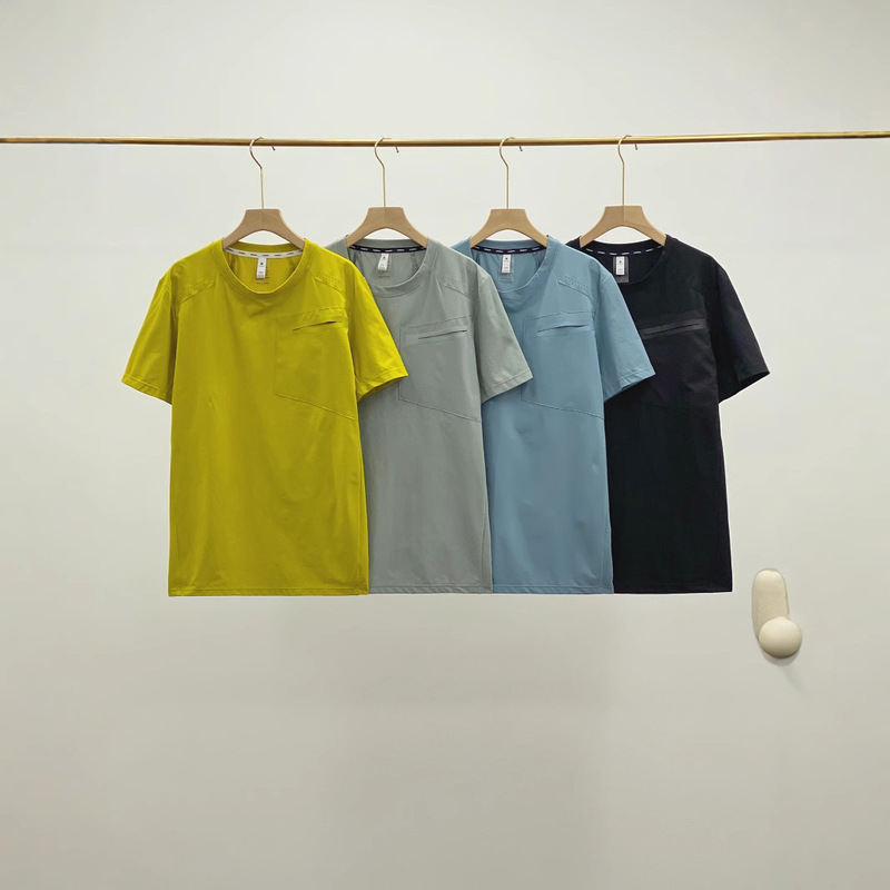 Niaojia Ice Silk Thin Short-Sleeved T-Shirt Men's Loose Casual Sports Seamless Top Men's Cool Breathable Quick-Drying Shirt Niaojia Ice Silk Thin Short-Sleeved T-Shirt Men's Loose Casual Sports Seamless Top Men's Cool Breathable Quick-Drying Shirt