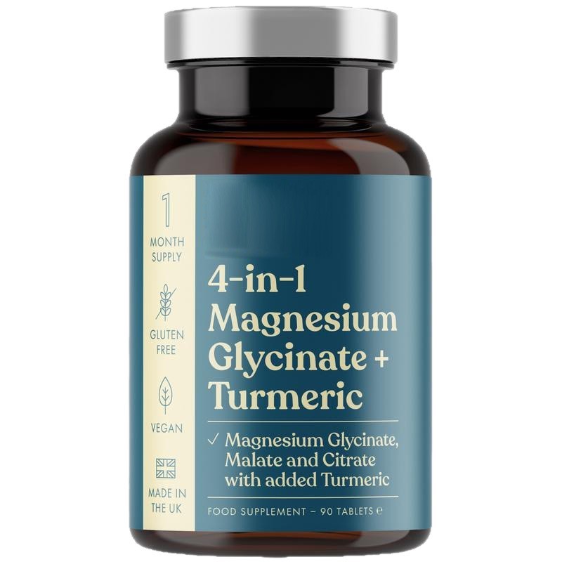4-in-1 마그네슘 글리시네이트 정제 90캡슐/병