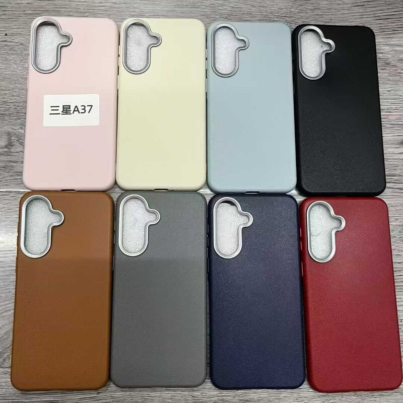 Suitable for Samsung A37 A57 A07 A17 Leather Texture Phone Case A05S A26 M16 56 Solid Color Phone Soft Case Suitable for Samsung A37 A57 A07 A17 Leather Texture Phone Case A05S A26 M16 56 Solid Color Phone Soft Case
