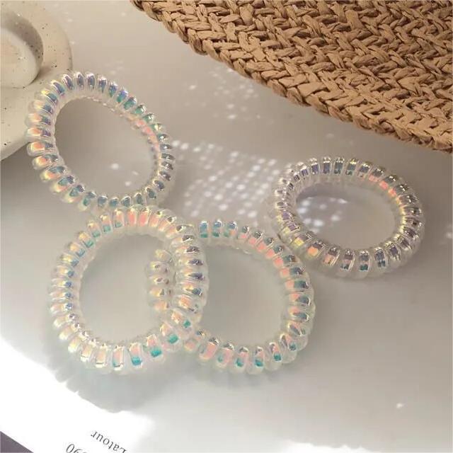 Celebridad de Internet gran cuerda de pelo adulto chica corazón accesorios para el cabello estilo coreano Línea telefónica banda de pelo de fantasía fresca cuerda de pelo sirena