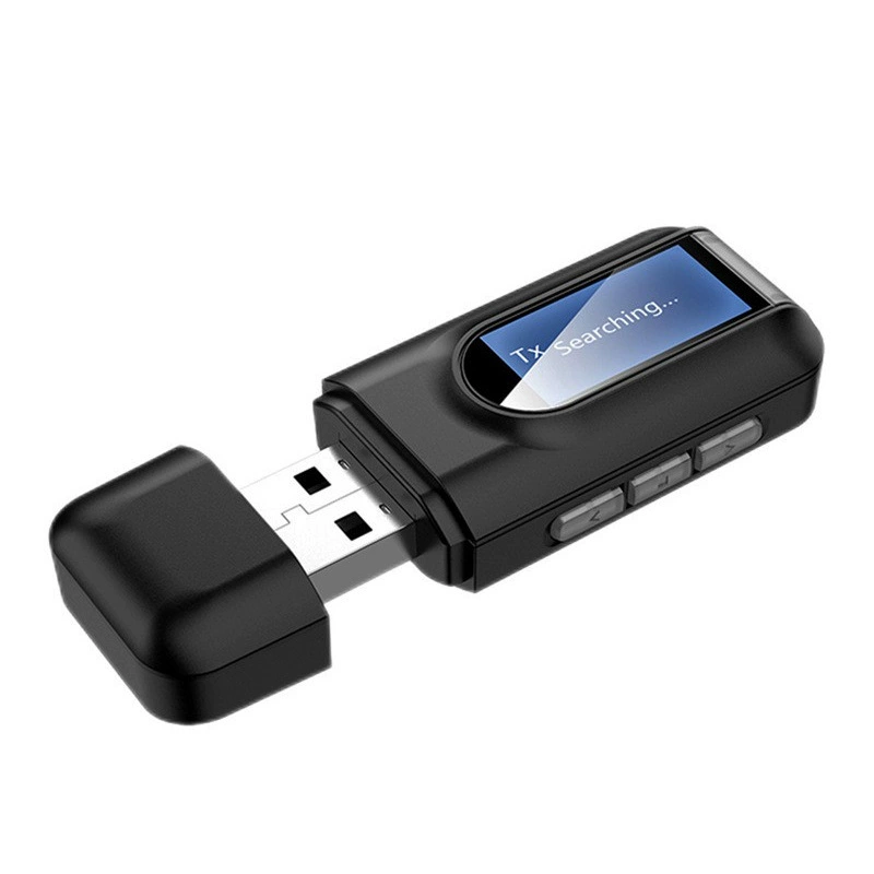 Bluetooth 5.0 Приемный запускатель Беспроводное аудио Ранд ЖК дисплей подходящие аксессуары 3.5мм AUX автомобиль Bluetooth