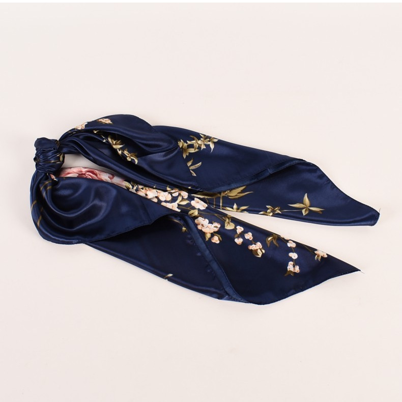 Women's Elegant Simple Style Flower Polyester Printing Silk Scarves display picture 2