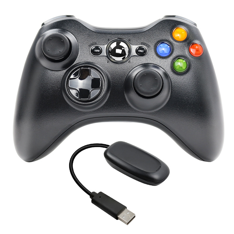 Venta caliente transfronteriza PARA XBOX360 2,4g neutral GamePad inalámbrico con receptor de una sola pieza de entrega