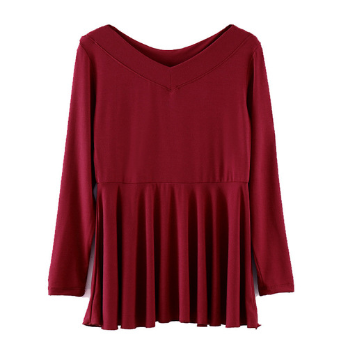 Dance wear women's long-sleeved ballet tops adult modern body classical dance teacher adult slimming practice clothing