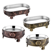 商用海鲜大咖盘炉锅麻辣小龙虾拼盘餐厅圆形创意龙虾咖