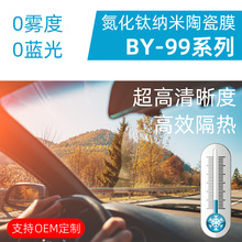 汽车隔热膜厂家直销太阳膜高透5G防晒遮阳玻璃贴膜车窗防爆膜高清