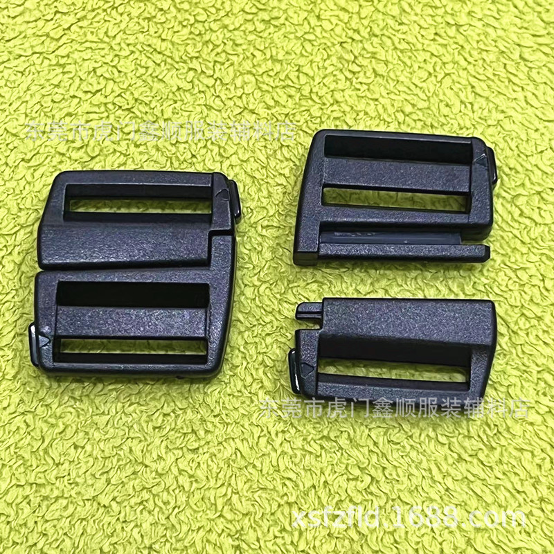 6-Point Plastic Side Sliding Buckle 20mm Sliding Plastic Buckle Clothing Belt Quick Release Buckle Backpack Adjustment Buckle