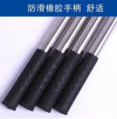 Thickened embossed stainless steel telescopic net pole giant positionable multi-functional fruit picking pole fishing gear accessories wholesale