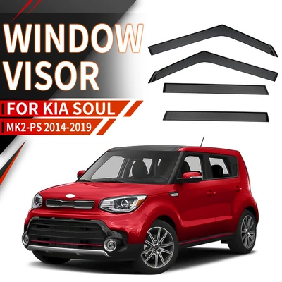 Suitable for Kia Soul Car Window Rain Shield and Rain Deflector