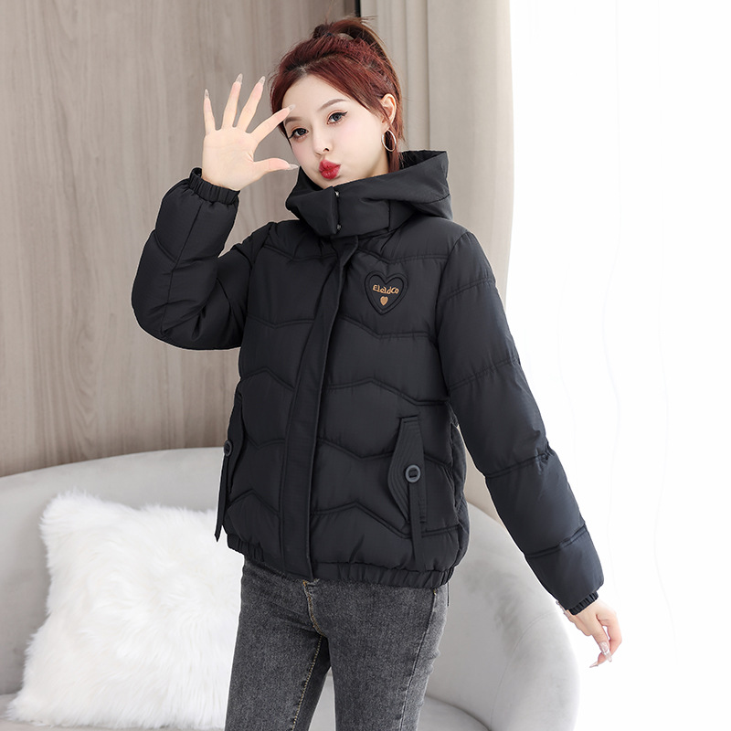 Invierno plumón chaqueta de algodón corto para mujeres en 2025 nuevo tipo de chaqueta de algodón delgada estilo coreano multifacé chaqueta de algodón gruesa image 3