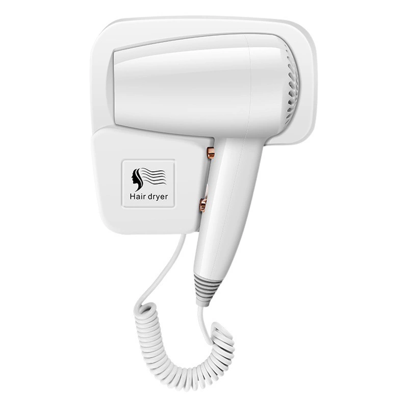 Factory Direct Hotel Настенный фен для волос высокой мощности для ванной комнаты, фен без перфорации