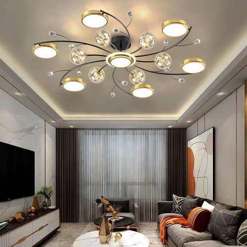 Starry Sky Living Room Lighting Set Collection Nordic Retro 2024 New Arrival Light and Elegant Simple Suspension Lamp for Hall