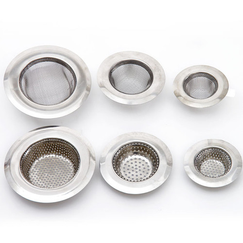 Sink filter kitchen sink filter pool floor drain filter drain port anti-blocking stainless steel funnel