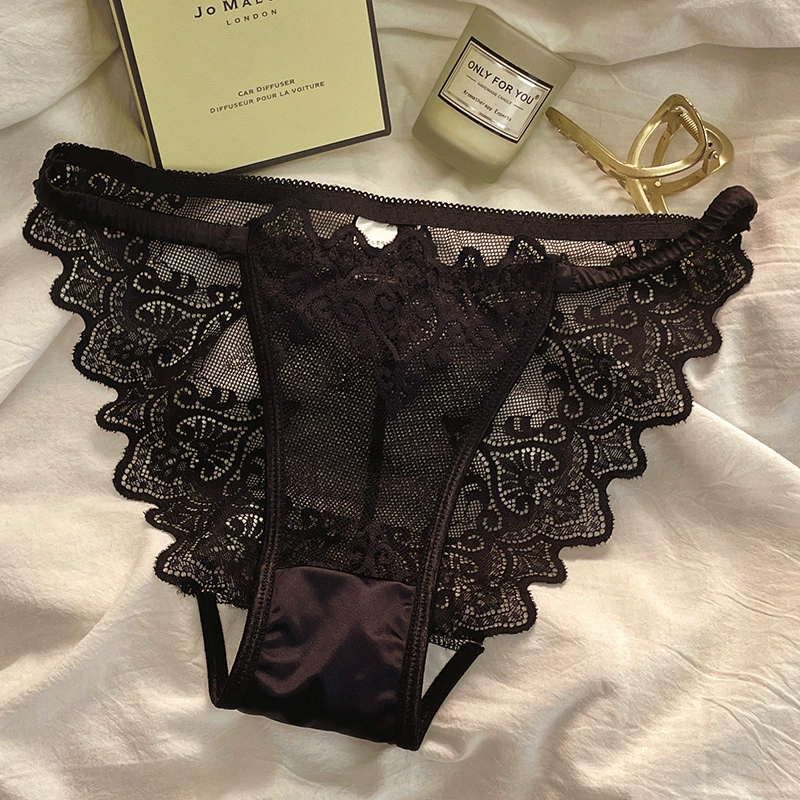  Lace underwear, sexy breathable trousers, comfortable pants, french style, thin strap