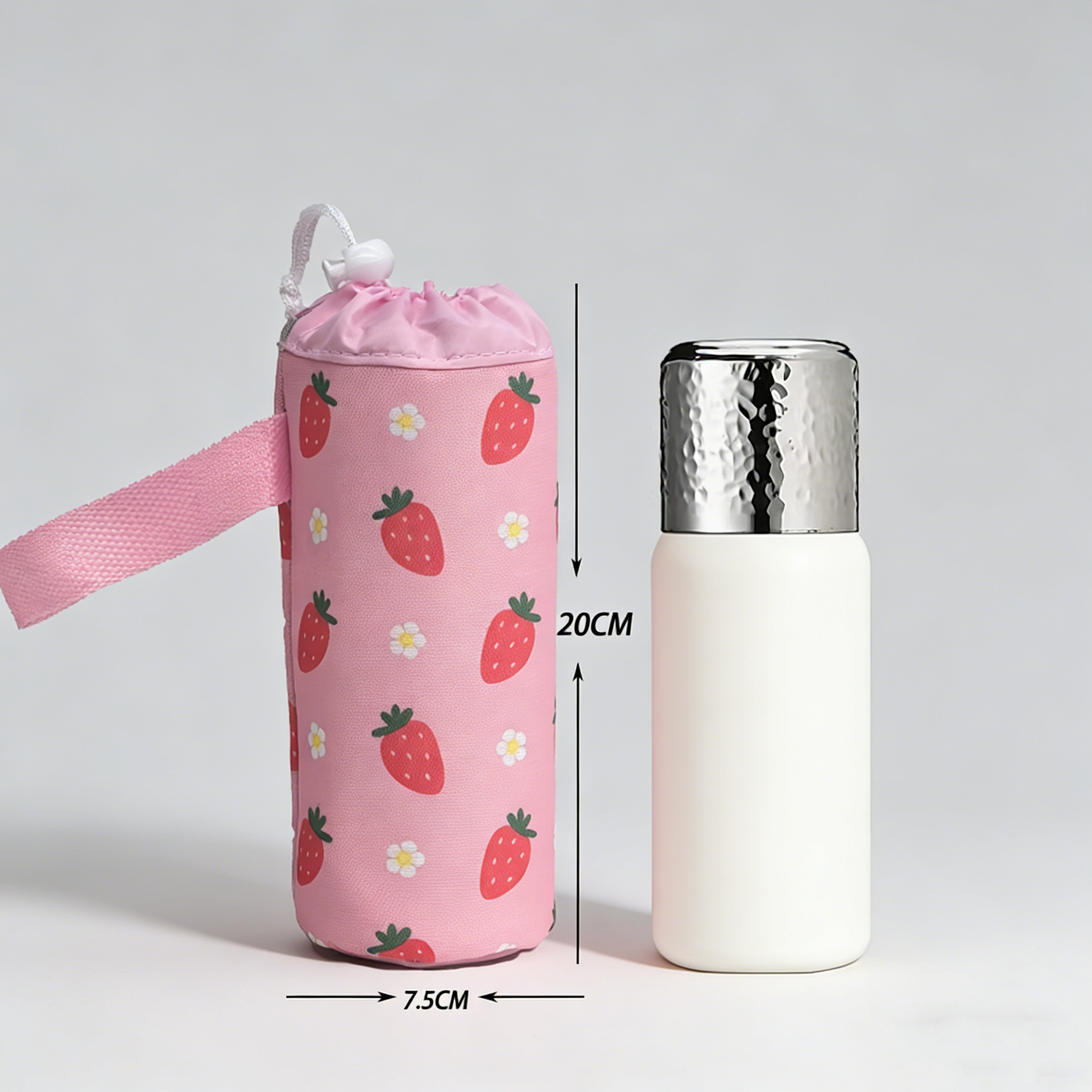Bolsa Térmica para Botella de Agua de Tela Oxford Portátil para Exteriores y Picnic