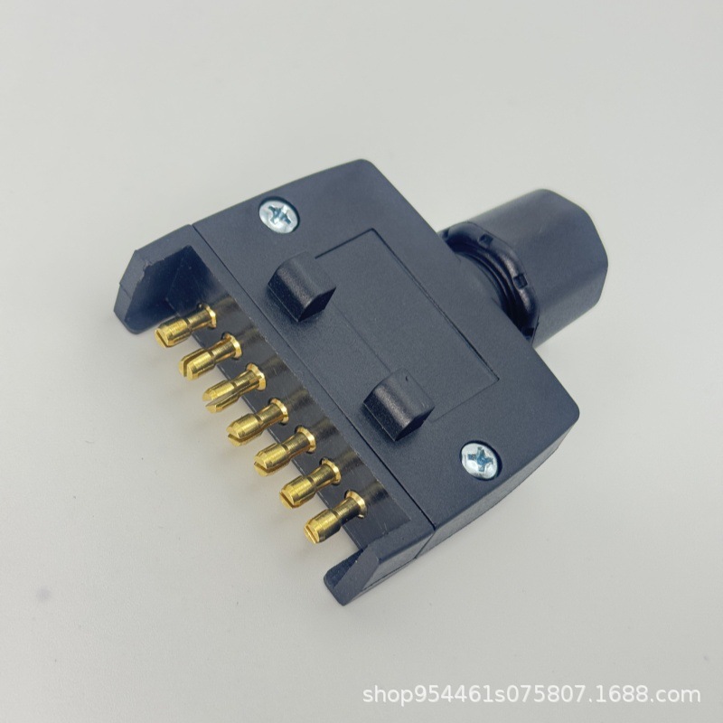 Australian 7-Pin Flat Plug Australian Standard Plug Socket Trailer Plug Socket Australian Trailer Connector Trailer Accessories