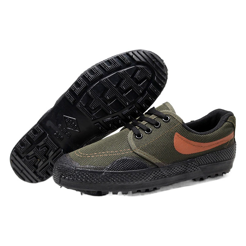 Новая камуфляжная обувь цементное строительство рабочие-мигранты работа износостойкая Модифицированная обувь для защиты труда Женская парусиновая резиновая обувь мужчины