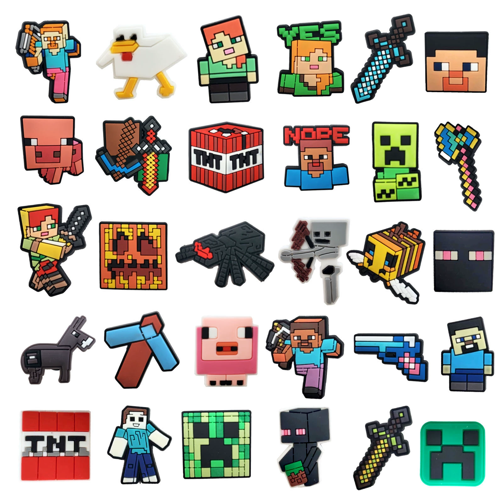 Новый мой мир ПВХ мягкий клей пластик съемная декоративная пряжка дыра обувь цветочная обувь пряжка трансграничный DIY аксессуары