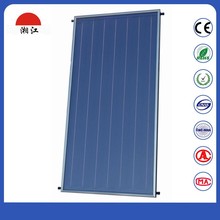 16年工厂定制承压防冻全紫铜流道平板太阳能集热器