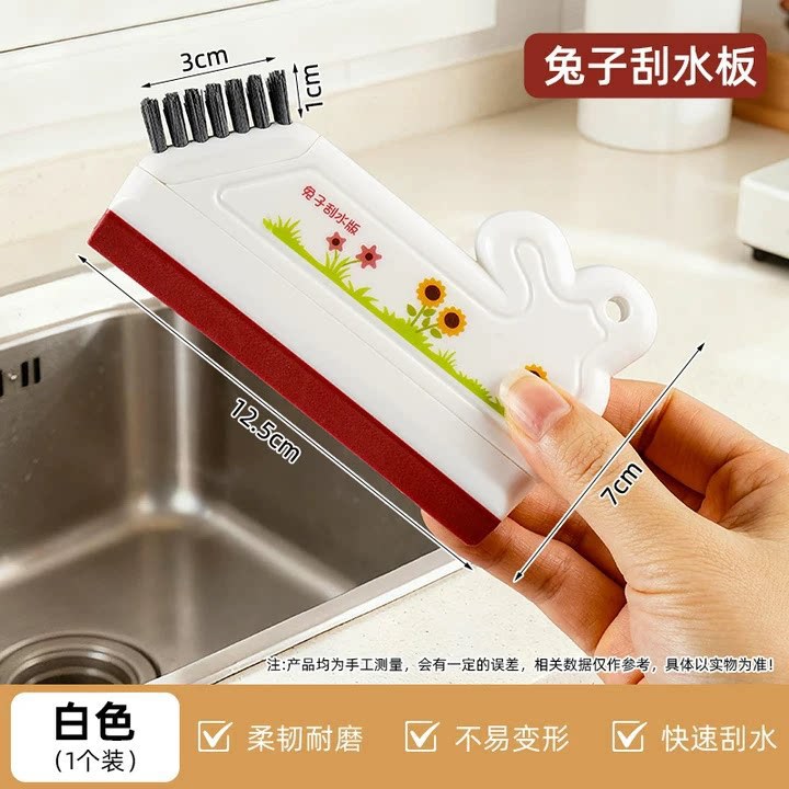 Cepillo Limpiador de Lavabo Dos en Uno de Plástico, Mini, para Baño