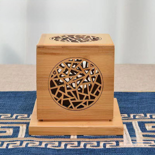 Sage Purification Container Box Aromatherapy Stove Crystal Degaussing Stove Burning Container Cut Out Incense Box Incense Holder Metabo