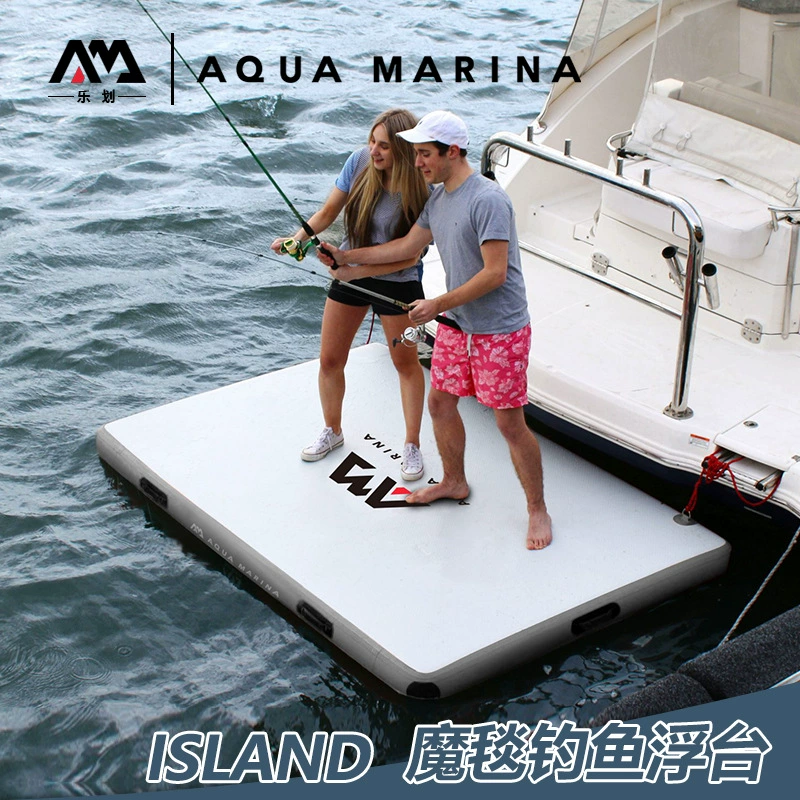 AquaMarina/Лок рыбалка Волшебный ковер Водная плавучая платформа Плавающая платформа Рыбалка Развлечения Луя надувная рыбацкая платформа