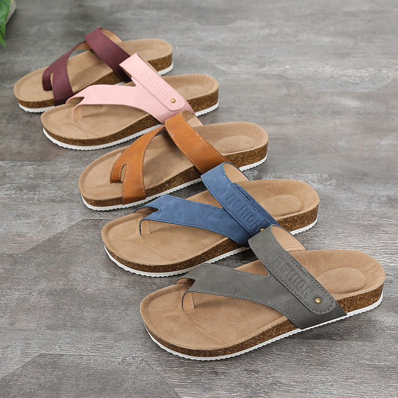 Women's Casual Color Block Open Toe Thong Sandals display picture 9