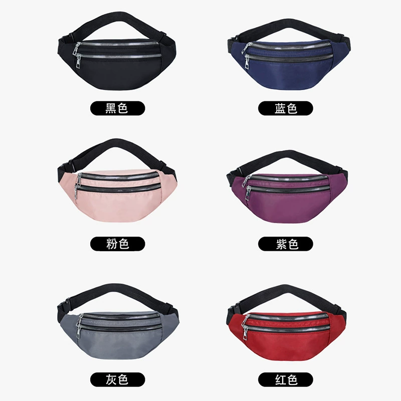 Sports Belt Bag, Korean Style, Waterproof and Spacious Waist Pack, Adjustable Strap (16×15×1.5 cm)