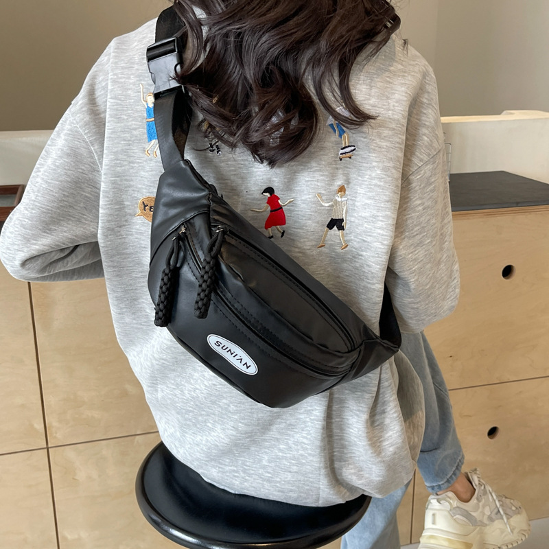 Riñonera para teléfono móvil, marca de moda, bolso de pecho para mujer, bolso de hombro japonés ligero y simple, bolso de mensajero deportivo de ocio al por mayor