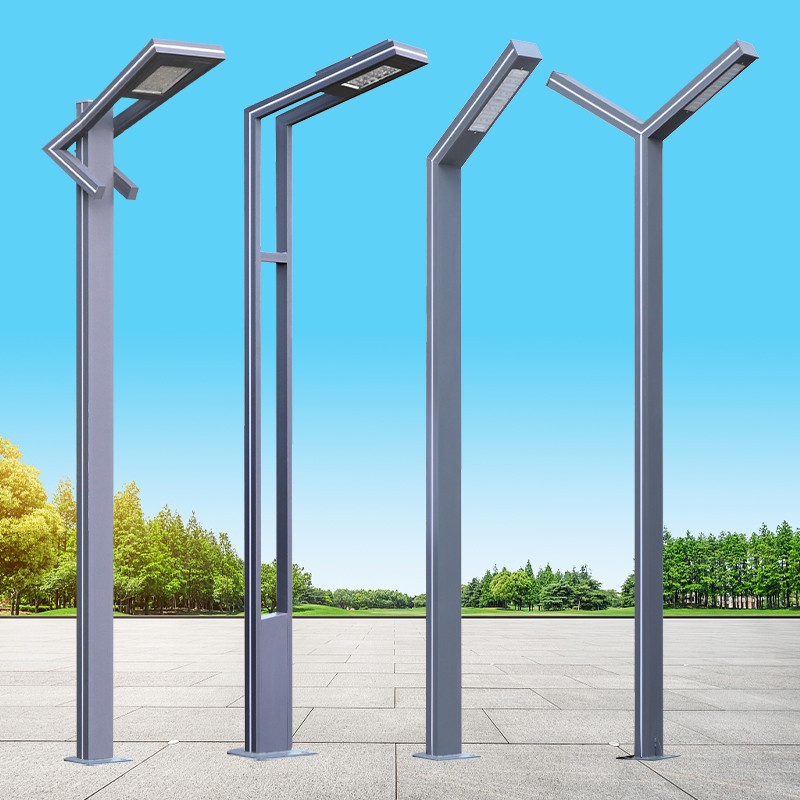 Outdoor Waterproof Garden Light Aluminum Profile Landscape Light 3m Led 7-Shaped Street Light Garden Community House Road Light