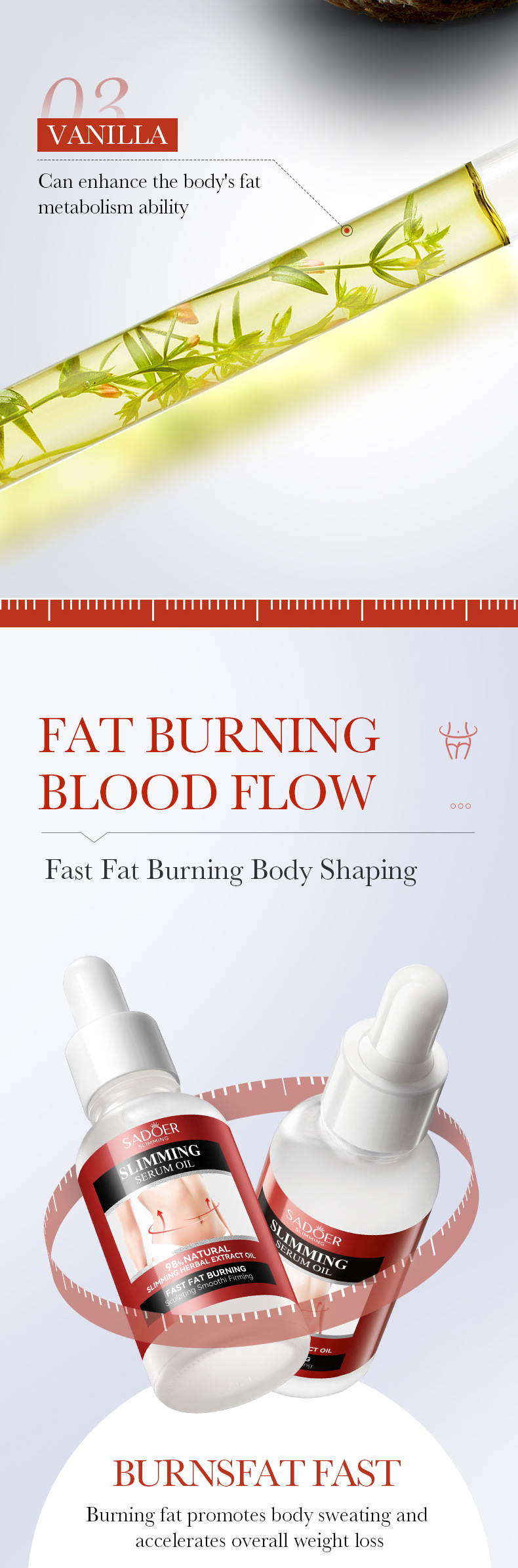 SADOER All English Shaping essence Körpermassagecreme Formend, glättend, straffend, leicht und fettverbrennend,_voghion.com