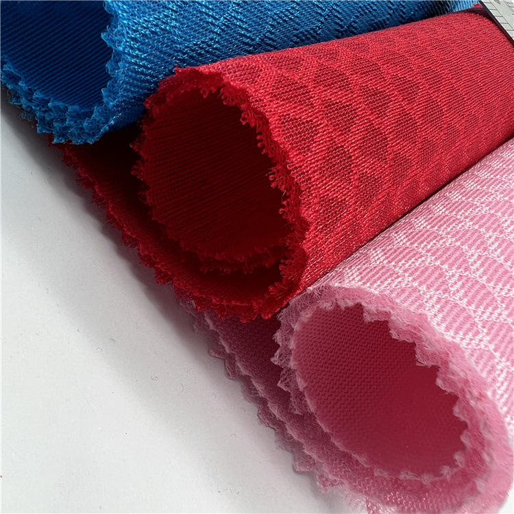 特殊三明治网布 鱼丝网眼布 子弹图透气三层网 手袋箱包面料