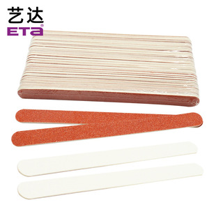 Nail tools disposable wood sandpaper nail file strip wholesale nail polishing sand strip polishing nail rubbing strip