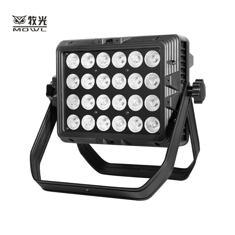24 lámparas de inundación impermeables al aire libre iluminación espectáculo parque hotel tiandian linterna teñida par equipos de iluminación del escenario