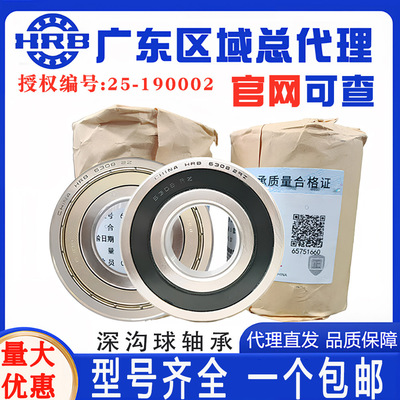 哈尔滨hrb深沟球轴承6300/6301/6302/6303/6304/6305/ZZ/2RZ电机