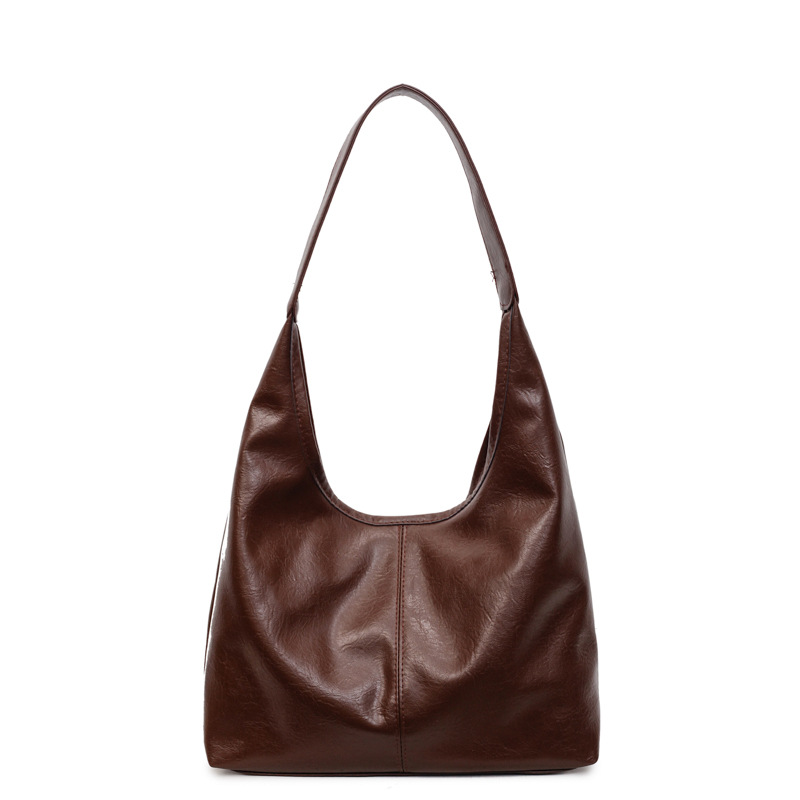 Elegant Shoulder Handbag For Women Korean Style Patchwork Tote_voghion.com