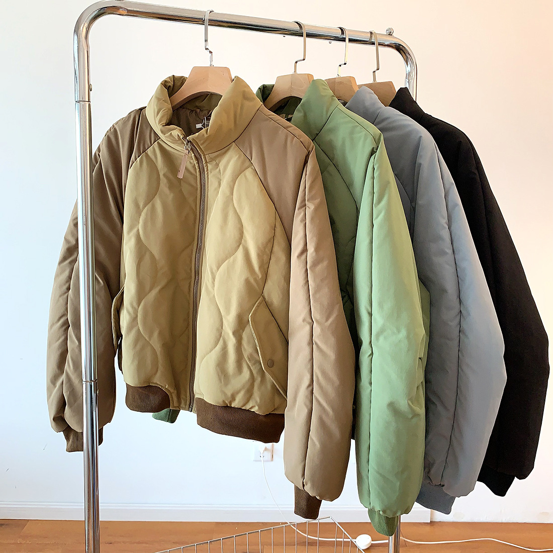 499 Off-Price! Same as the Retro American Pilot Jacket Quilted Coat Warm Cotton Coat Outerwear for Men and Women