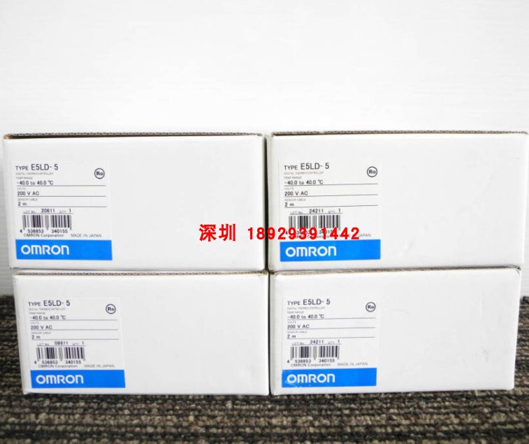 OMRON/Omron E5LD-5 digital thermostat brand new original warranty for one year